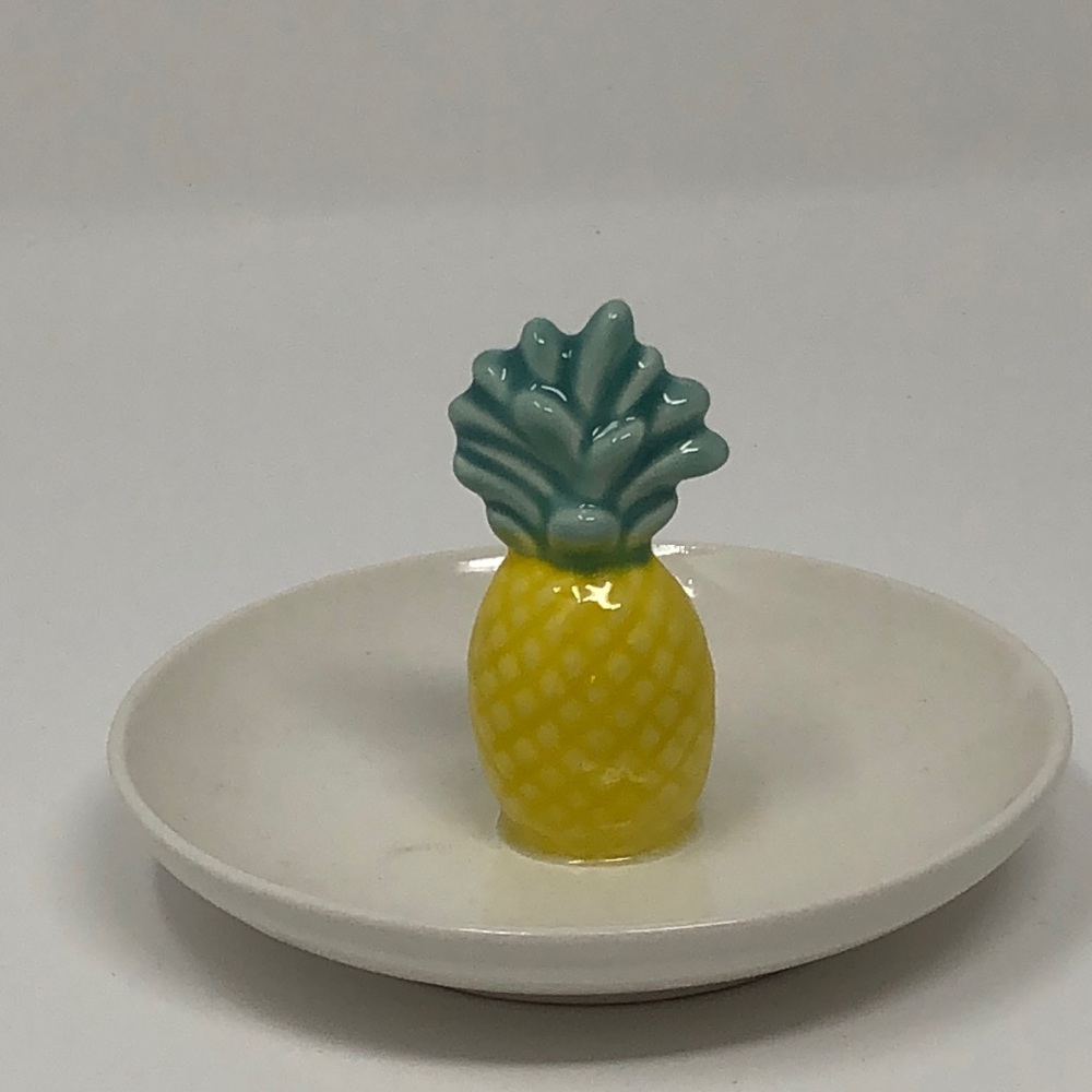 Pineapple ๐ jewelry ring trinket holder tray - Picture 1 of 3